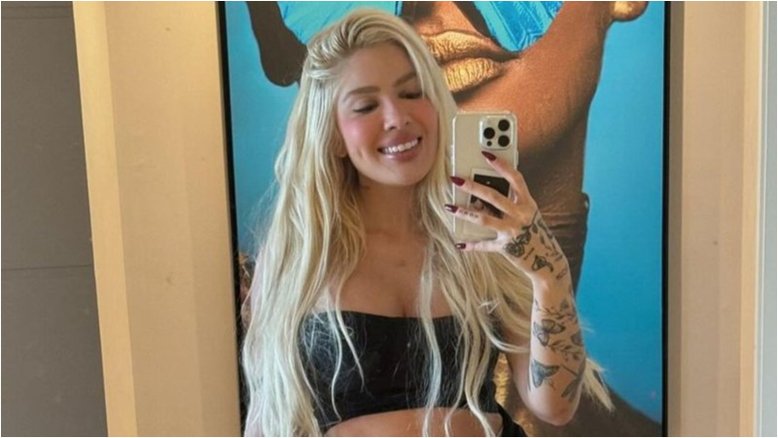 Karoline Lima levanta suspeitas de gravidez em foto com a filha