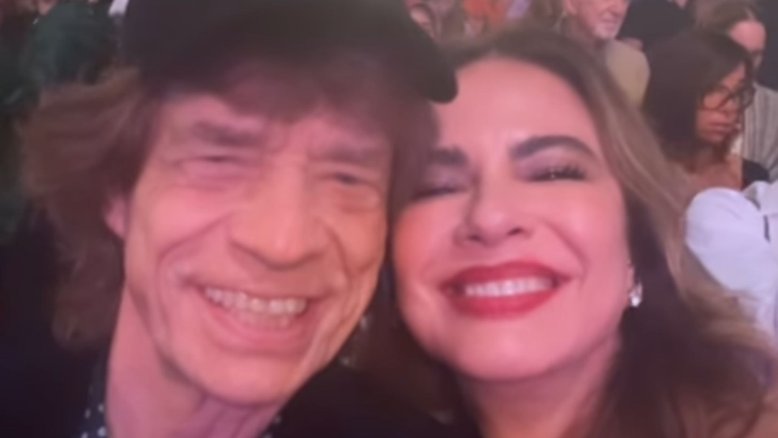 Mick Jagger e Luciana Gimenez