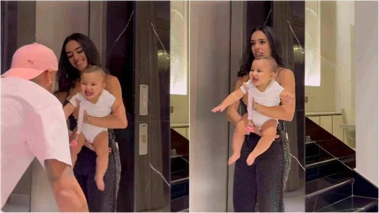 Família feliz! Neymar publica momento fofo com Mavie e Bruna Biancardi
