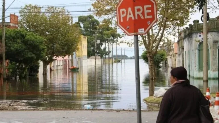 RS: Lagoa dos Patos sobe 30 centímetros em 48 horas e bate recorde histórico de 1941