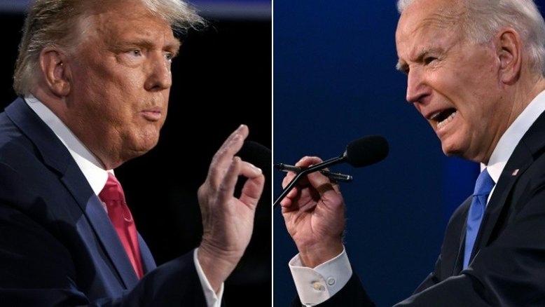 Economia, crimes, idade e aborto marcam debate entre Biden e Trump