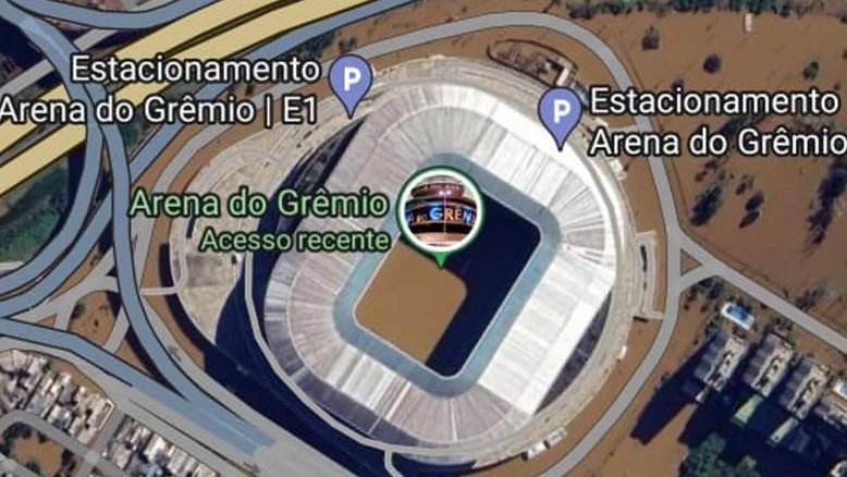 Enchente em Porto Alegre pode ser vista no Google Maps; veja imagens