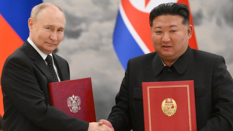 Putin e Kim Jong Un assinam tratado de associação estratégica Rússia-Coreia do Norte