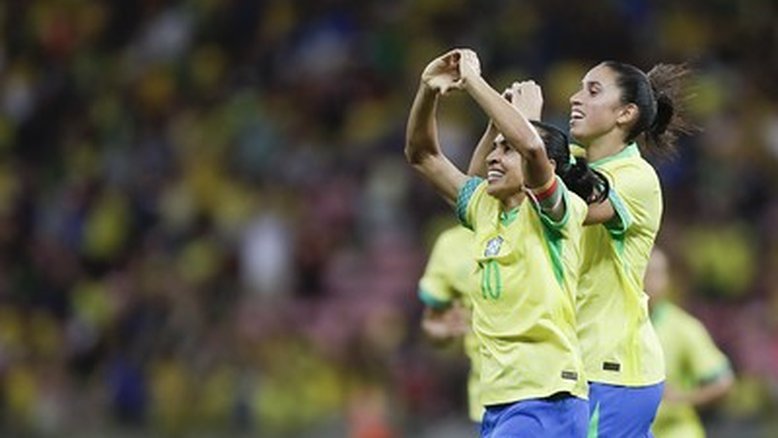 Com dois de Marta, Brasil bate a Jamaica em amistoso de preparação para Paris 2024