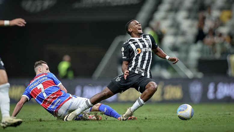 Atlético-MG empata em casa com o Fortaleza e completa três jogos sem vencer