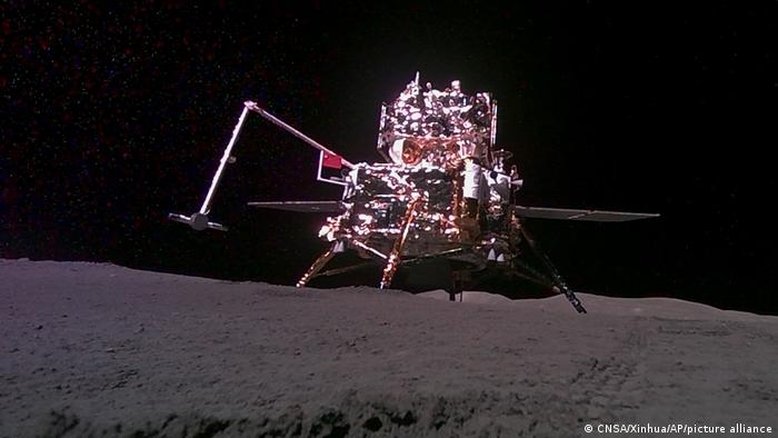 Sonda chinesa retorna com amostras do lado oculto da Lua