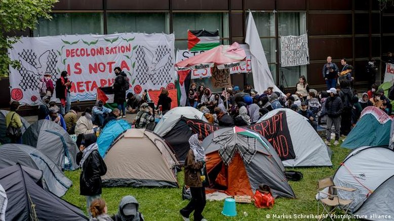 Guerra em Gaza provoca debate na Alemanha sobre liberdade de expressão nas universidades