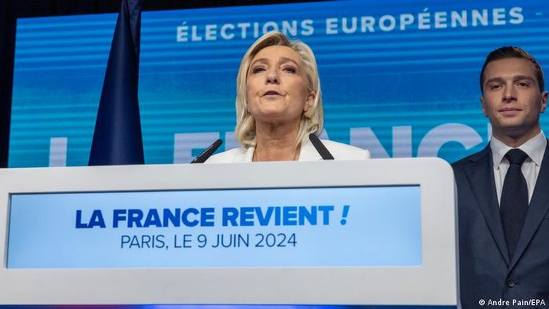 Conservadores negociam aliança com ultradireita de Le Pen na França