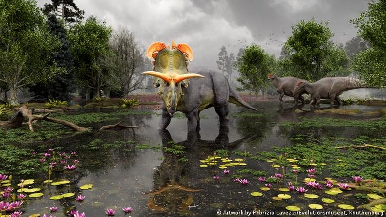 Dinossauro de chifres enormes é batizado em homenagem a Loki