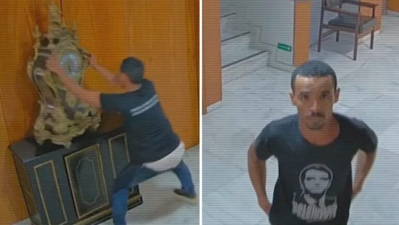 Moraes vota para condenar homem que quebrou relógio histórico em ato golpista