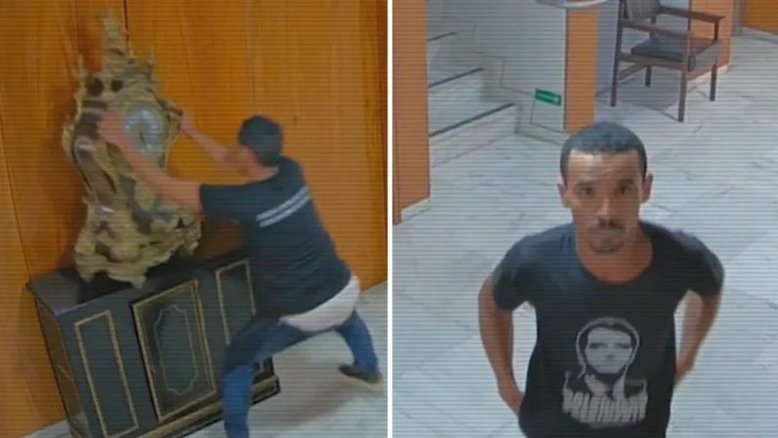 Moraes vota para condenar homem que quebrou relógio histórico em ato golpista
