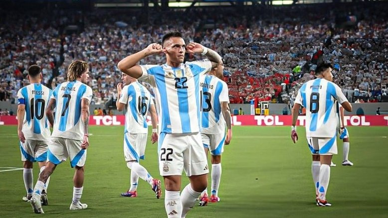 Argentina amassa Chile, é salva por Lautaro Martinez e avança para as quartas da Copa América