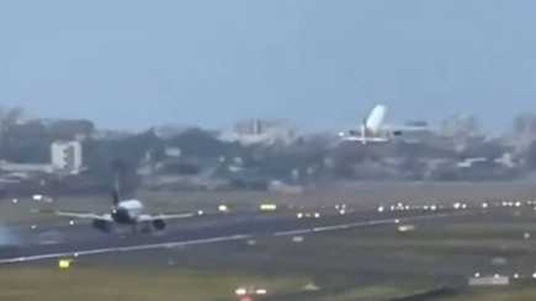Vídeo: aviões ficam próximos durante pouso e decolagem em aeroporto na Índia; autoridades investigam caso