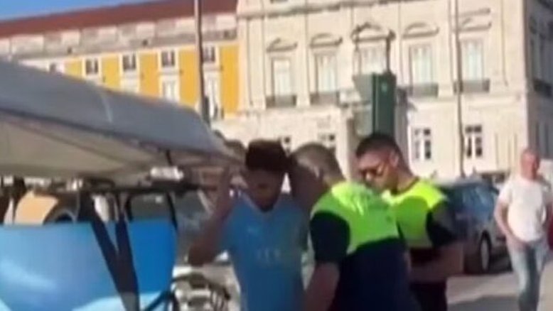 Vídeo: policial português dá cabeçadas em brasileiro que estava no trabalho em Lisboa