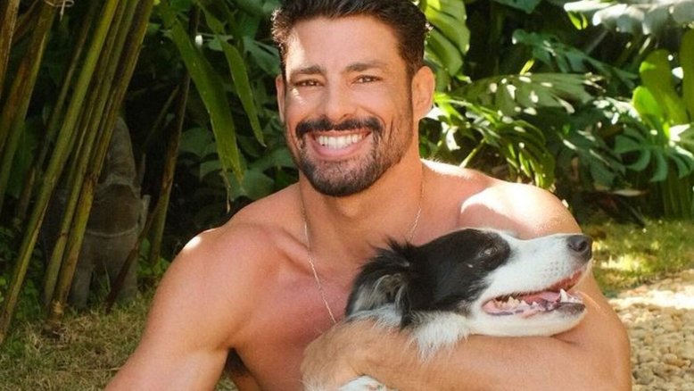 Cauã Reymond comemora alta da cachorra envenenada após uma semana em tratamento: 'Sextou com ela em casa'