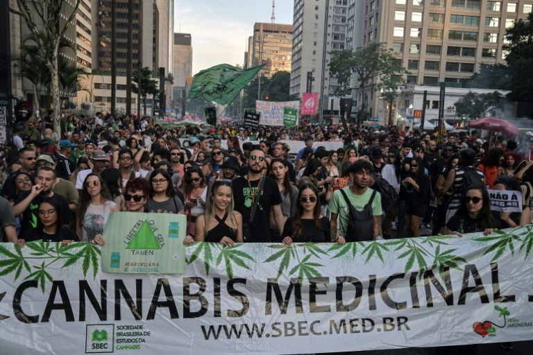 Milhares marcham em São Paulo pela legalização da maconha