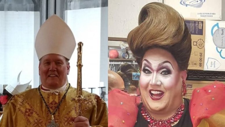 David Lett é padre de dia e drag queen à noite