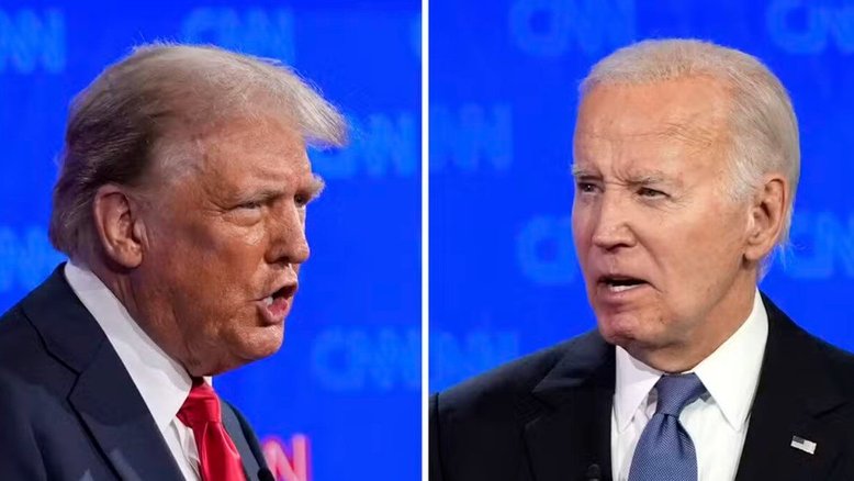 Hesitante Biden e contundente Trump duelam em primeiro debate presidencial