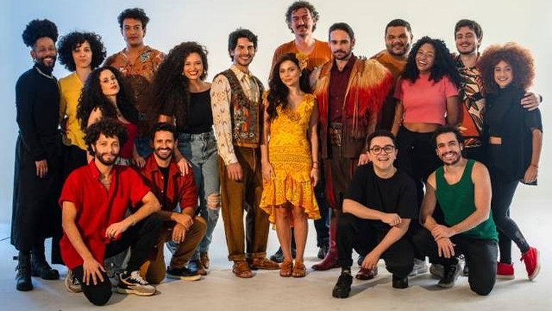 Elenco do espetáculo Um Grande Encontro - O Musical