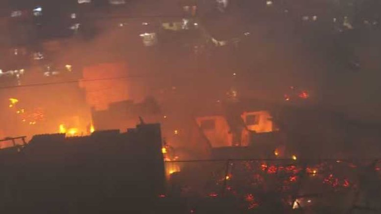 Incêndio em comunidade da zona sul deixa 60 pessoas desabrigadas
