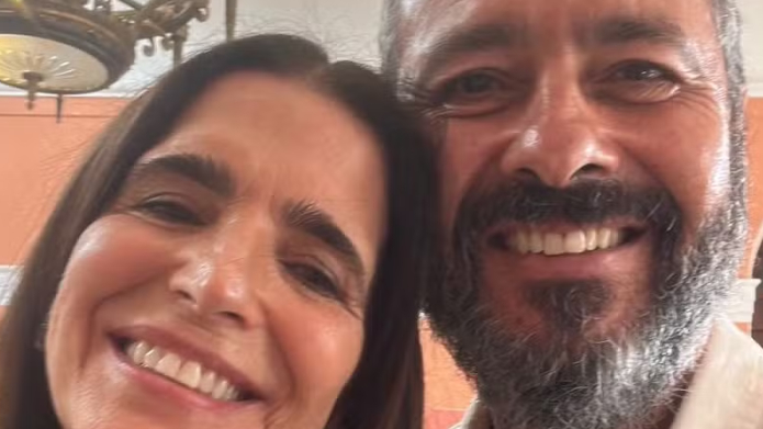 'Renascer': Malu Mader e Marcos Palmeira gravam primeira cena juntos
