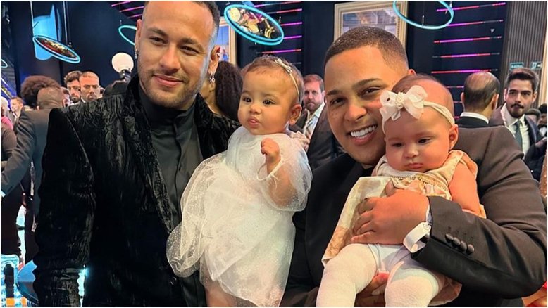 Pai de menina, MC Ryan SP avisa sobre ele e Neymar: 'Ninguém pense em olhar para nossas filhas'