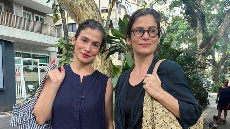 Renata Vasconcellos e Lanza Mazza