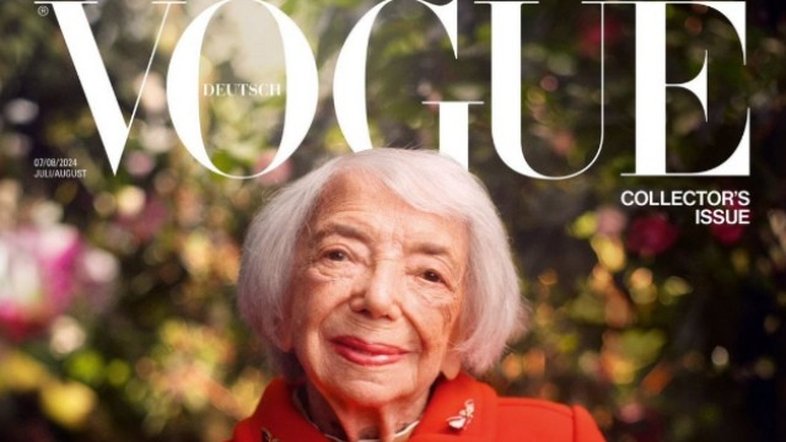 Margot Friedländer, sobrevivente do Holocausto na capa da revista Vogue alemã