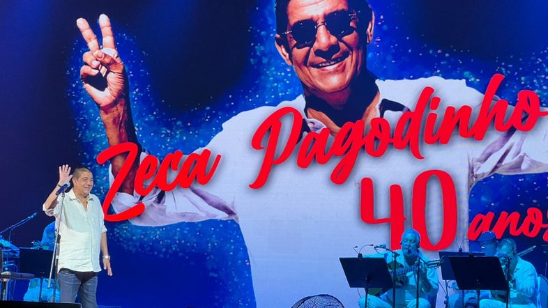 Zeca Pagodinho celebra 40 anos de carreira em São Paulo