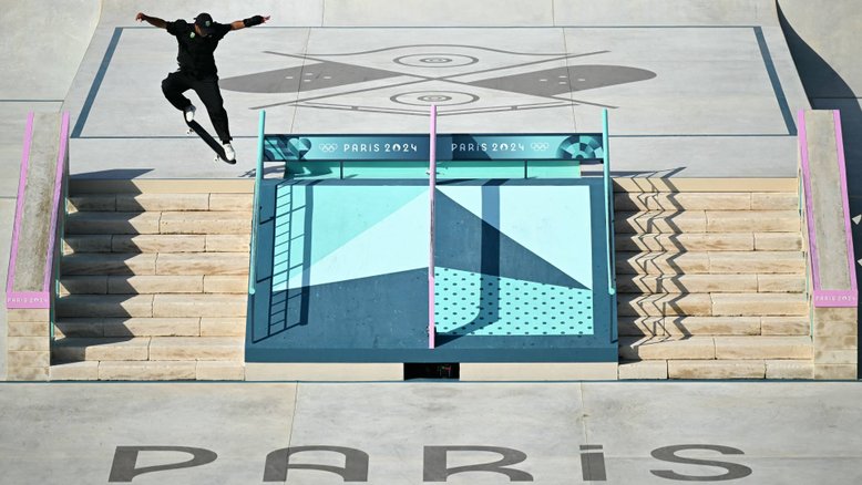 Paris 2024: Kelvin Hoefler termina final em 6º no skate street
