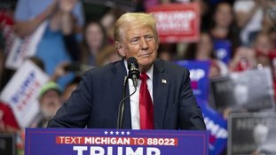Donald Trump em primeiro comício após atentado