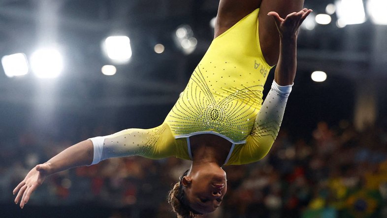 Rebeca Andrade inscreve salto inédito e pode fazer história na Olimpíada de Paris 2024