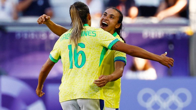 Paris 2024: Brasil vence Nigéria na estreia do torneio de futebol feminino