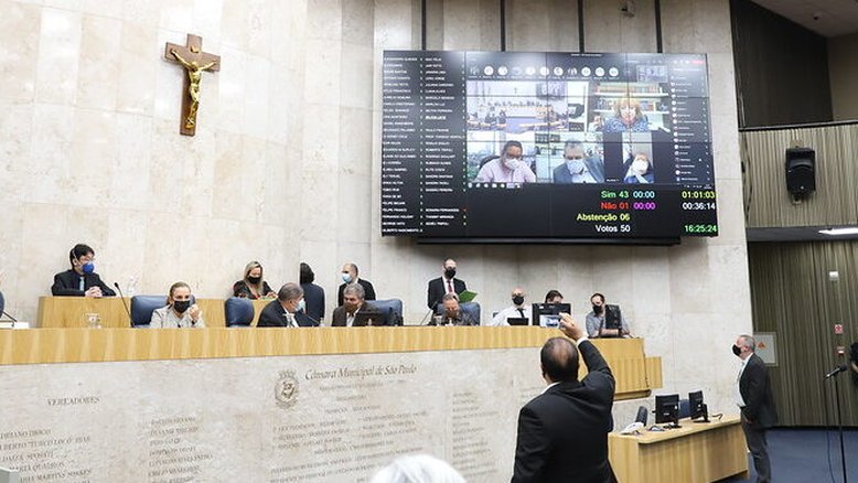 Plenário da Câmara Municipal de São Paulo