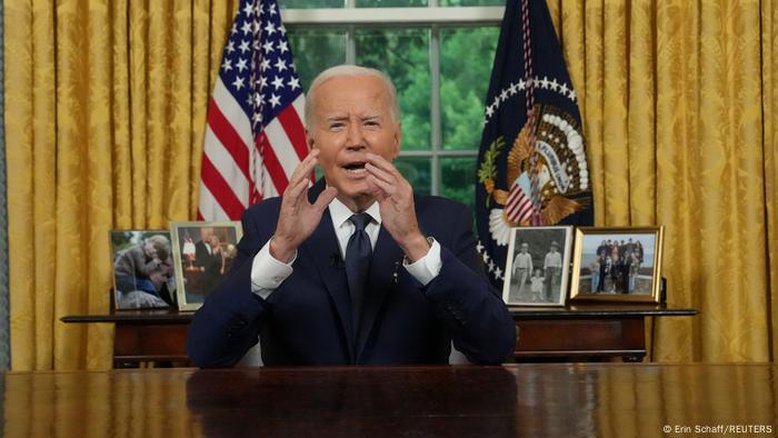 Em pronunciamento, Biden afirma que diferenças devem ser resolvidas nas urnas