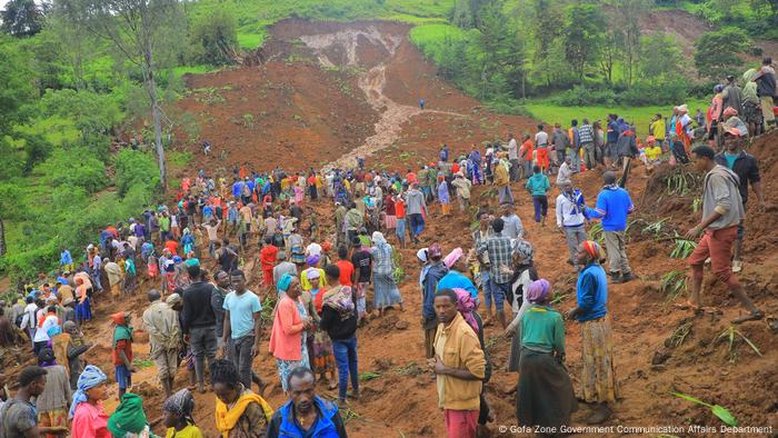 Deslizamentos de terra na Etiópia deixam ao menos 229 mortos
