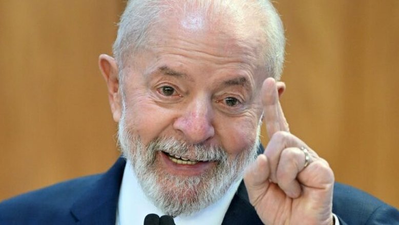 O presidente Lula no Palácio do Planalto