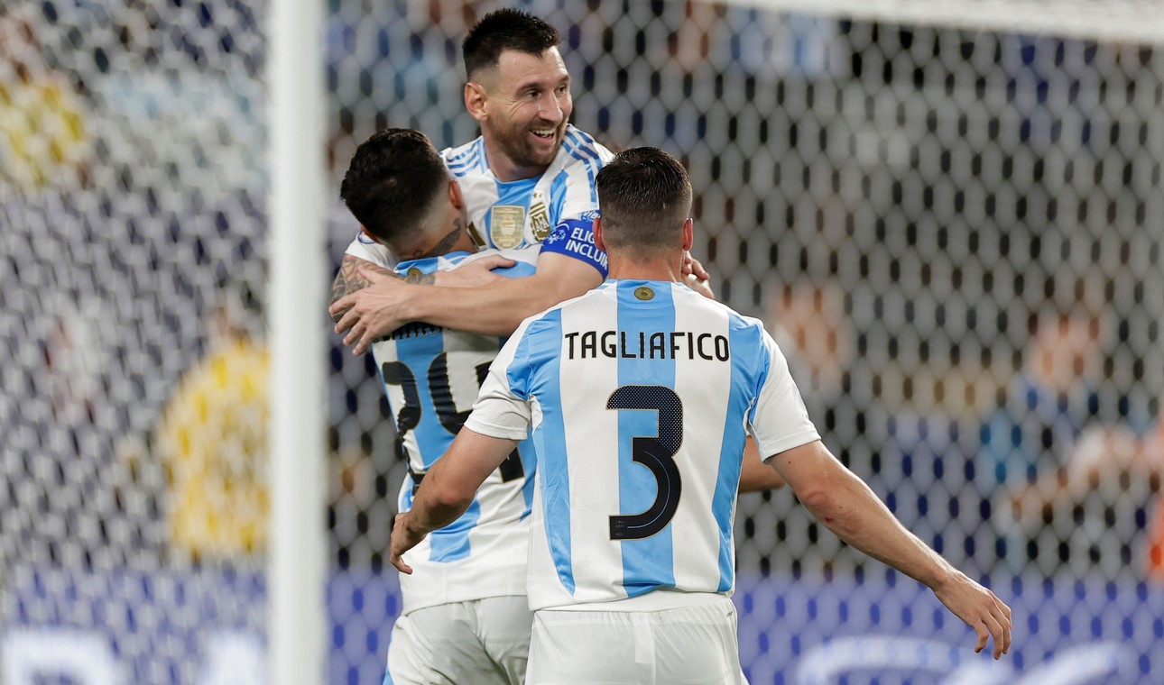 Sem sustos, Argentina vence Canadá com gol de Messi e vai à final da Copa América