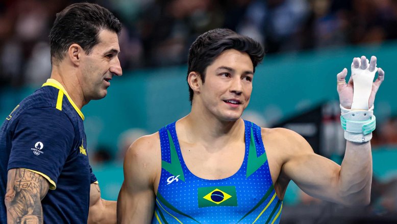 Arthur Nory nos Jogos Olímpicos de Paris 2024