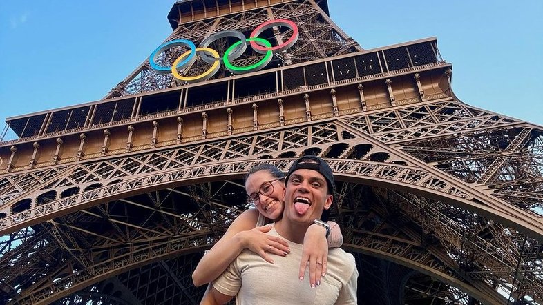 Caio Souza e Beatriz Linhares