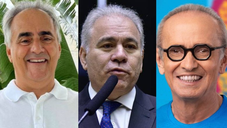 Luciano Cartaxo, Marcelo Queiroga e Cícero Lucena