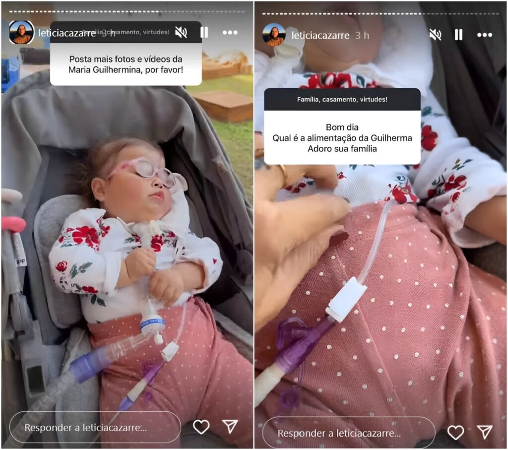 Leticia Cazarré detalha processo de alimentação de Maria Guilhermina
