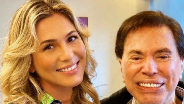 Livia Andrade e Silvio Santos
