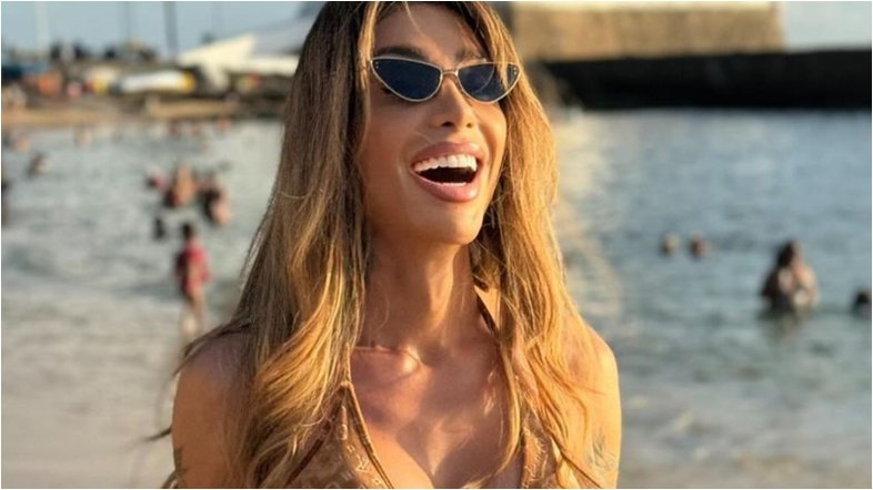 Maya Massafera ostenta biquíni de R$ 4 mil em dia de praia na Bahia 