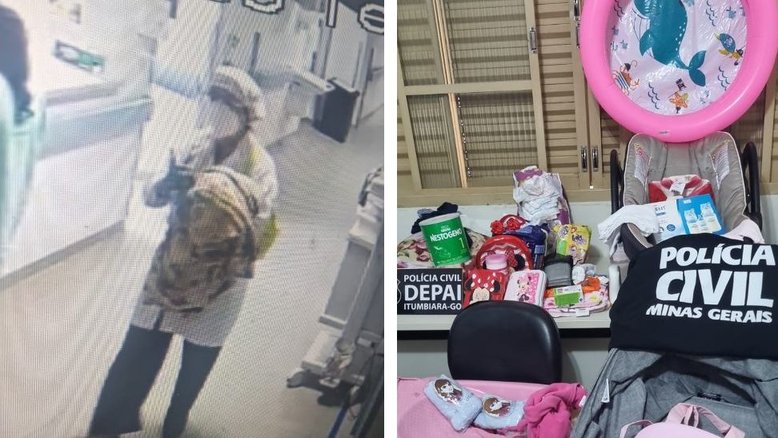 MG: médica que raptou bebê tinha kit com roupas e fraldas em carro