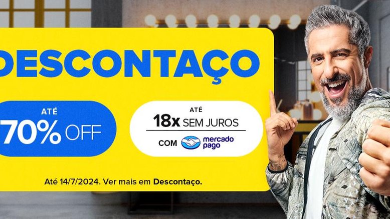 Mercado Livre anuncia Descontaço com até 70% off em milhares de produtos