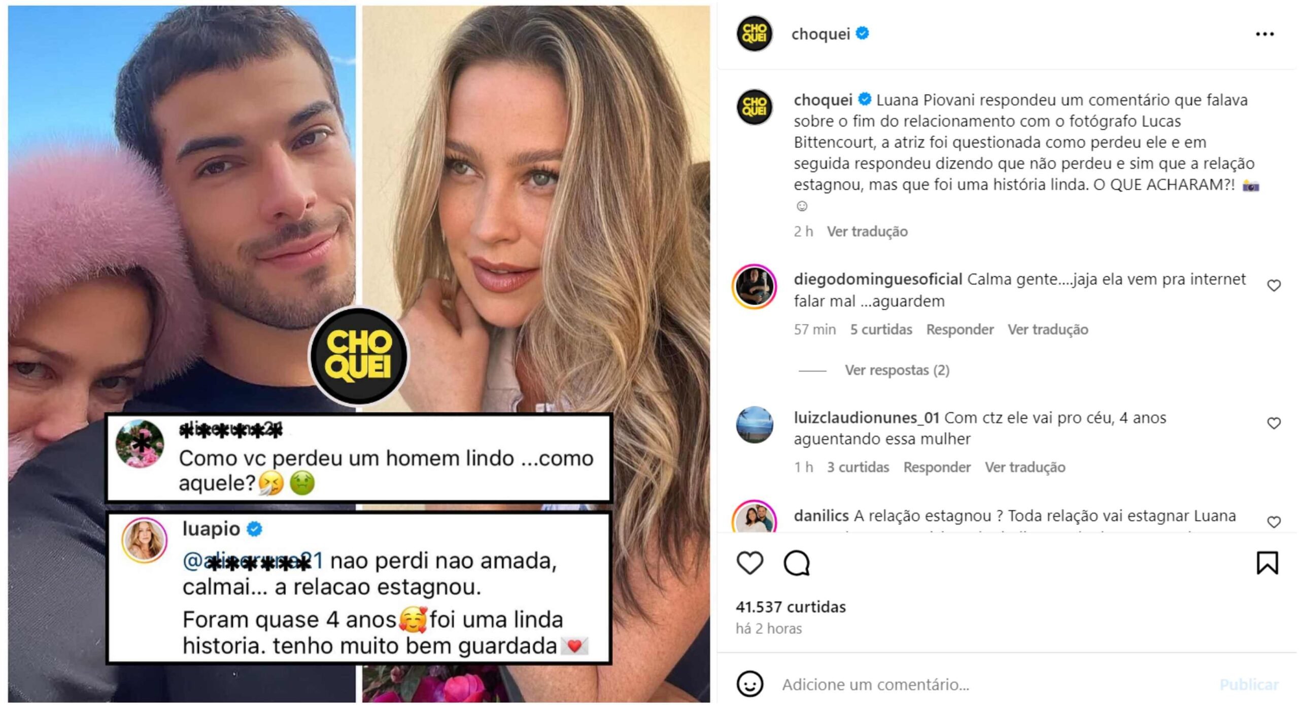 Luana Piovani rebate comentário sobre fim do seu namoro: ‘Foi uma linda história’ 2 Luana Piovani rebate comentário sobre fim do seu namoro: ‘Foi uma linda história’