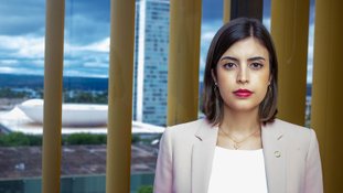A pré-candidata à prefeitura de São Paulo Tabata Amaral (PSB-SP)