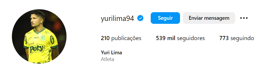 Yuri Lima ganha mais de 160 mil seguidores após término com Iza