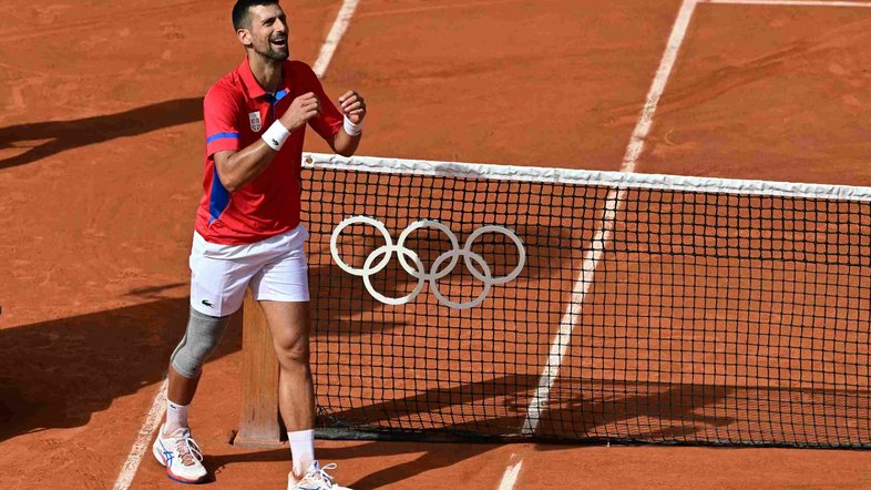 Novak Djokovic bate Carlos Alcaraz e é campeão olímpico em Paris | Miguel Medina/AFP
